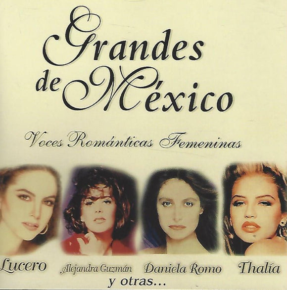Grandes De Mexico (CD Voces Romanticas Femeninas) LATD-40128