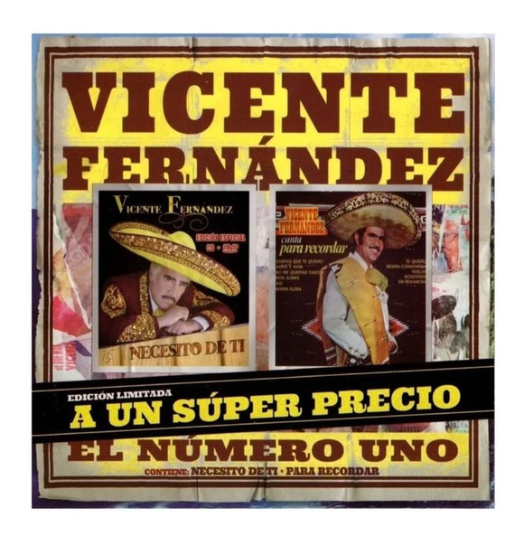 Vicente Fernandez (CD-DVD EL Numero Uno: Necesito De Ti, CD Para Recordar) SMEM-71794