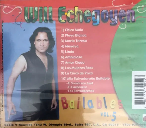 Willie Echegoyen (CD Vol#5 Bailables) DOBLEV-51005