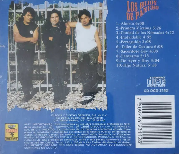 Hijos De Pancho (CD Perseguido) DCD-3112