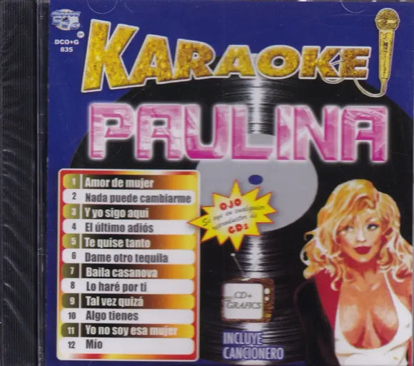 Paulina (CD Karaoke Amor De Mujer) DCO+G-835