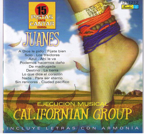 15 Pistas CD Para Cantar Como Juanes Fuentes-11212