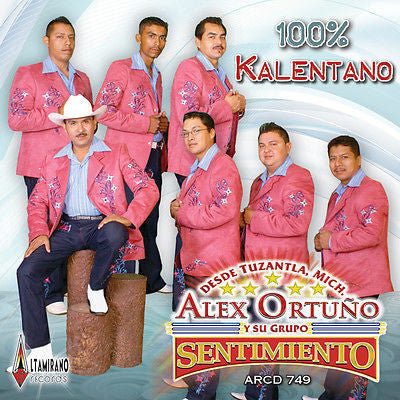 Alex Ortuno Y Su Grupo Sentimiento (CD 100% Kalentano) ARCD-749