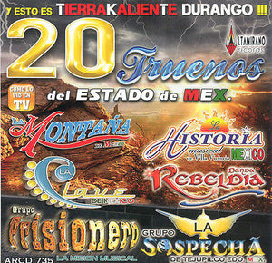 Varios Artistas (CD 20 Truenos Del Estado De Mexico) ARCD-735