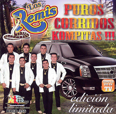 Remis (CD Puros Corridos Kompitas) 16 Exitos BRCD-356