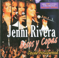 Jenni Rivera (CD Besos Y Copas Desde Hollywood) 7509967908303