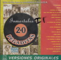20 Inmortales Pegaditas (CD Varios Artistas) Disa-7509967905043