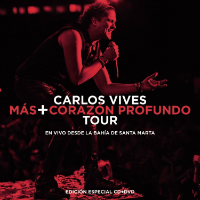 Carlos Vives (CD+DVD Mas+Corazon Profundo Tour "En vivo desde bahia Santa Marta) Sony-888750904225