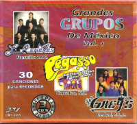 Grandes Grupos de Mexico Volumen 1 (3CDs, Rehenes, Pegasso, Grey's) DMY-3005