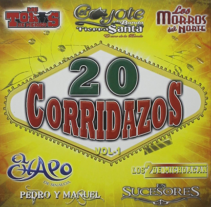 20 Corridos Volumen 1 (CD Varios Artistas) Morena-9129