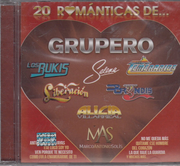20 Romanticas De Grupero (CD Varios Artistas 579961)