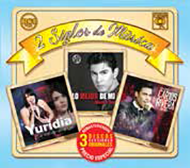 2 Siglos de Musica (3CD Victor Garcia, Yuridia Y Carlos Rivera) Sony-592994