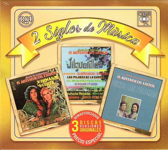 2 Siglos de Musica (Jilguerillas, Hnas Huerta Y Las Palomas 3CD) Sony-594261