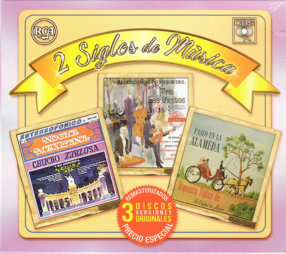 2 Siglos de Musica (Los Viejitos, Chuco Zarzosa Y Orq Tipica 3 CDs) Sony-594242