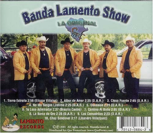 Lamento Show Banda (CD Tierra Extrana) QUEP-20884