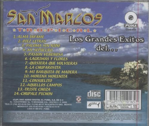San Marcos Tropical (CD Los Grandes Exitos) CDO-165 OB – Musica Tierra ...