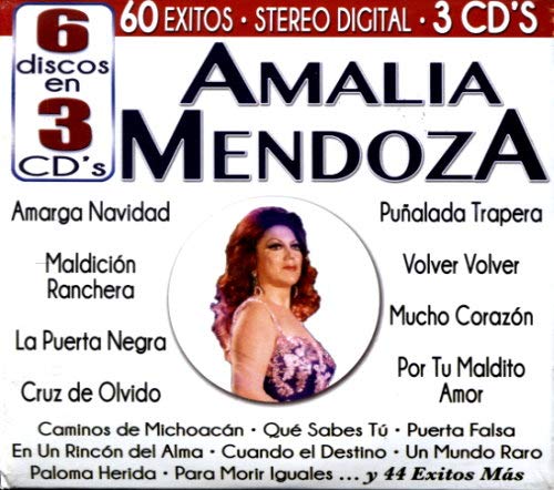 Amalia Mendoza (3CD 60 Exitos de Orfeon) CRO3C-80008