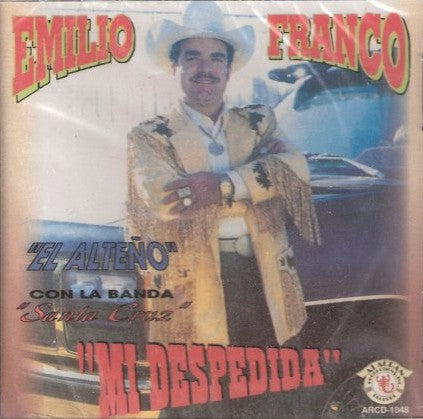 Emilio Franco (CD Mi Despedida, Con Banda Santa Cruz) Arcd-1048