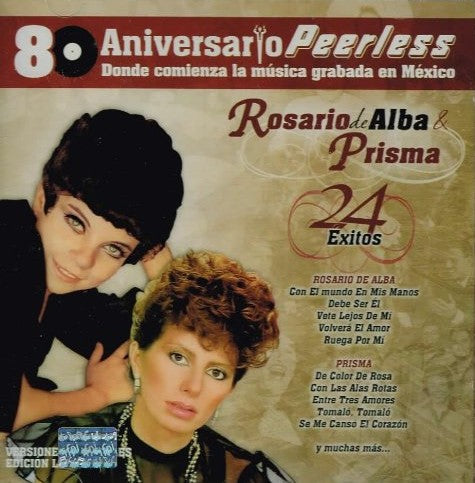 Rosario De Alba/Prisma (CD 24 Exitos 80 Aniversario Peerless) WEAX-793853 Ob