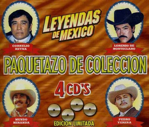 Leyendas de Mexico (4CD Paquetazo de Coleccion) ZR-205 OB N/AZ