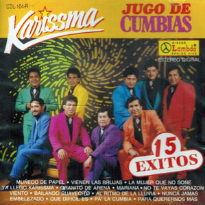 Karissma (CD Jugo De Cumbias 15 Exitos) CDL-104-R OB N/AZ