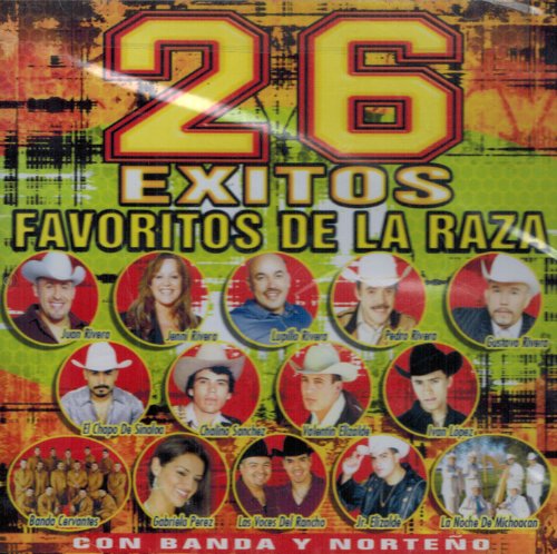 26 Exitos Favoritos De La Raza (CD Varios Artistas) CAN-834 CH