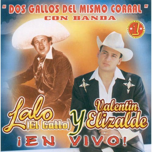 Lalo/Valentin Elizalde (CD Dos Gallos Del Mismo Corral Con Banda) AM-183 ch/o