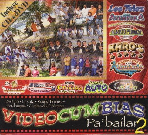 Video Cumbias Pa'Bailar (CD+DVD Vol#2) CD2DIG-50768 OB N/AZ