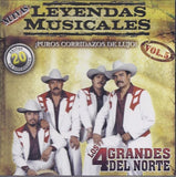 4 Grandes del Norte (CD Vol#5 Puros Corridazos de Lujo)) Ajrcd-4601 OB