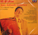 Jose Alfredo Jimenez (CD 15 Exitos con el Mariachi Vargas de Tecalitlan) SMEM-45354 OB
