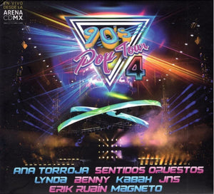 90's Pop Tour (4CD-(DVD-NTSC "0") Vol#4 Varios Artistas) Bobo-98943