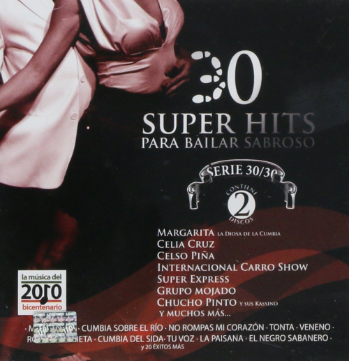 30 Super Hits (Para Bailar Sabroso 2CDs) 5051865986058