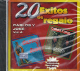 Carlos Y Jose (CD Vol#4 20 Exitos De Regalo) DLV-80050 OB