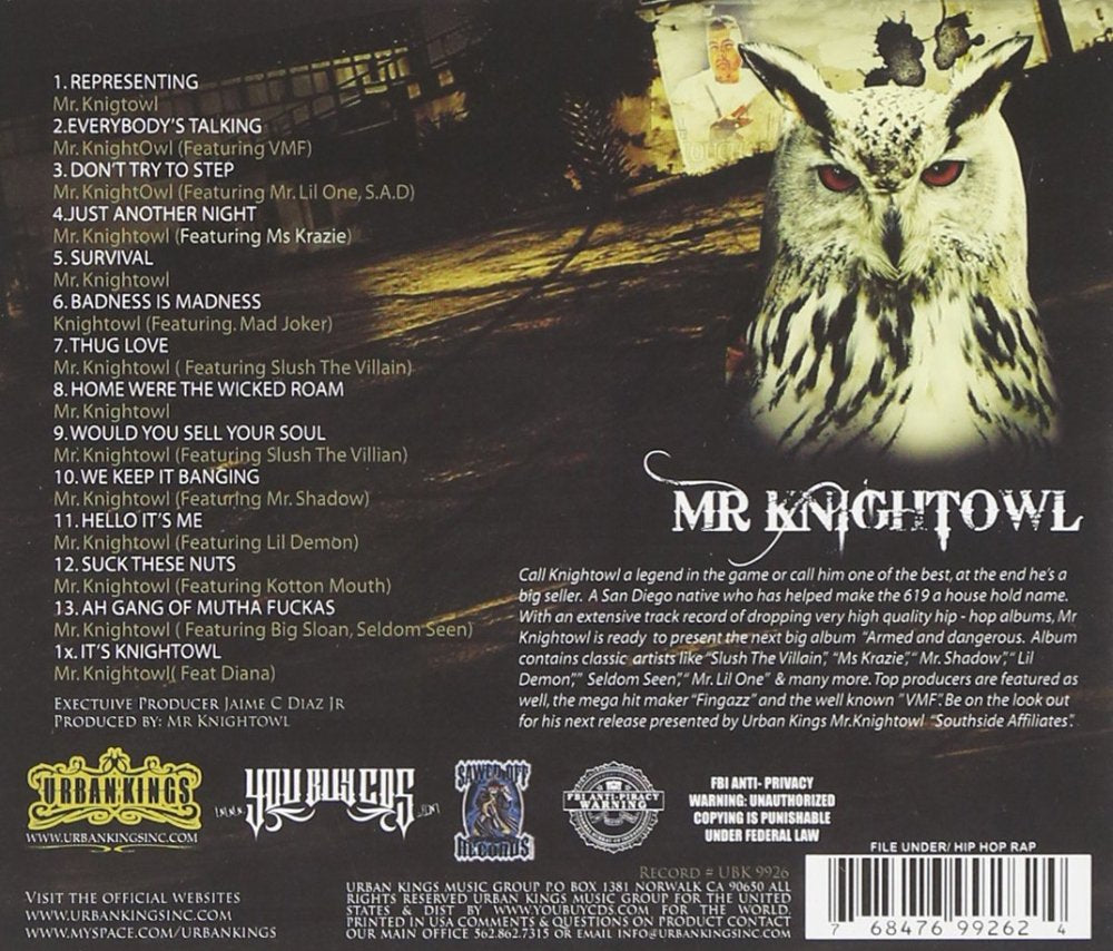 Mr. Knightowl (CD Armed and Dangerous) UBK-9926 – Musica Tierra Caliente