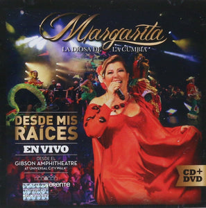 Margarita (CD+DVD "Desde Mis Raices en Vivo" Gibson Amphitheatre at: Universal City Walk Warner-409952) ob