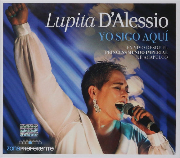 Lupita D'Alessio (2CD Yo Sigo Aqui, En Vivo Desde Acapulco) WEAX-12006 MX N/AZ