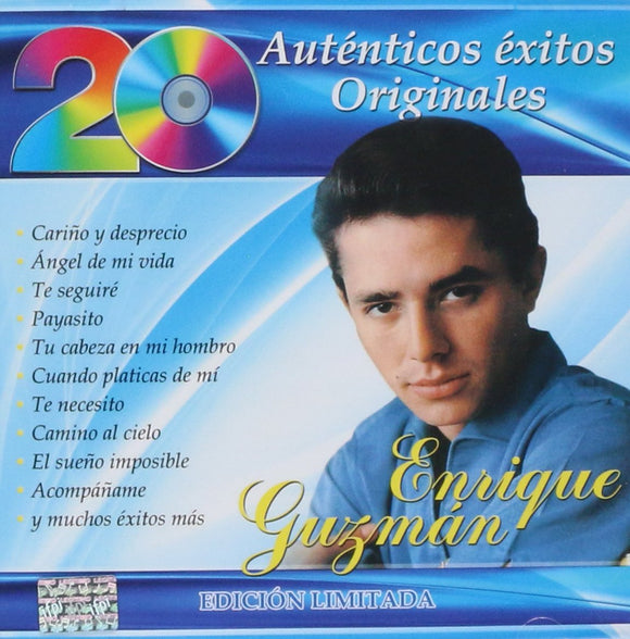 Enrique Guzman (CD 20 Exitos Autenticos Exitos Originales) SMEM-79956