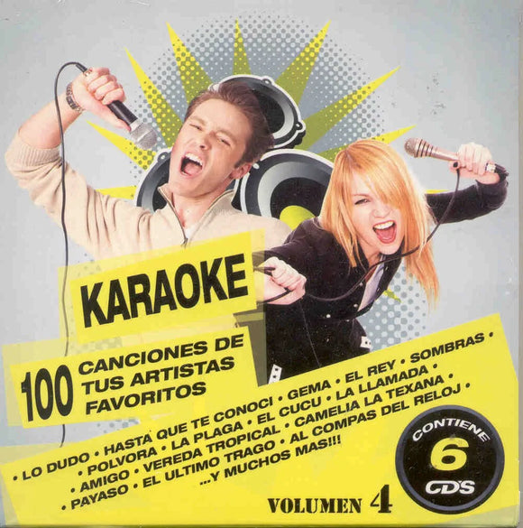 Karaoke (6CD Vol#4 100 Canciones De Tus Artistas Favoritas) IM-416061