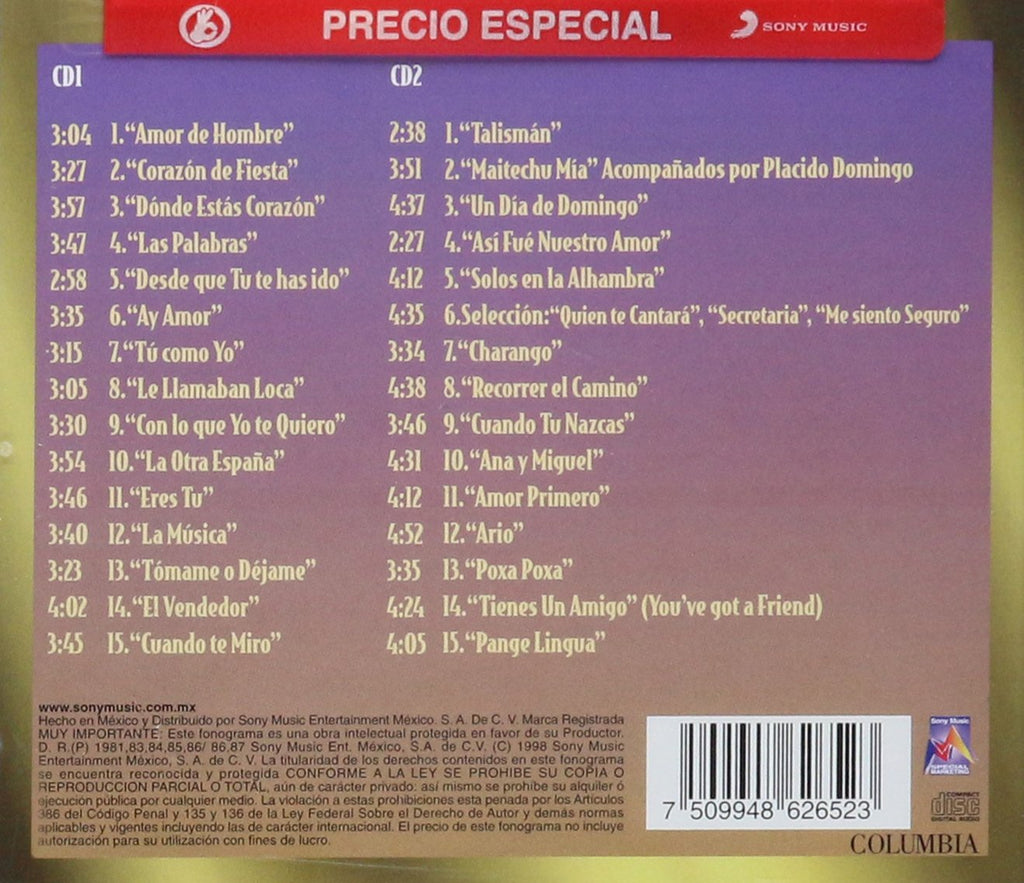 Mocedades (2CD Mis 30 Mejores Canciones) CDDE-86265 – Musica Tierra ...