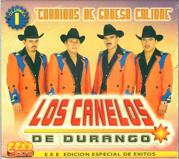 Canelos De Durango (3CD Vol#1 Corridos De Grueso Calibre) CAN-919 ch