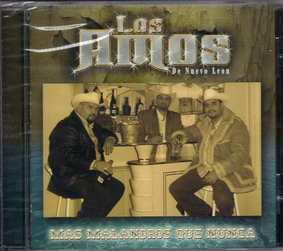 Amos De Nuevo Leon (CD Mas Malandrines Que Nunca) EAGLE-38120 OB