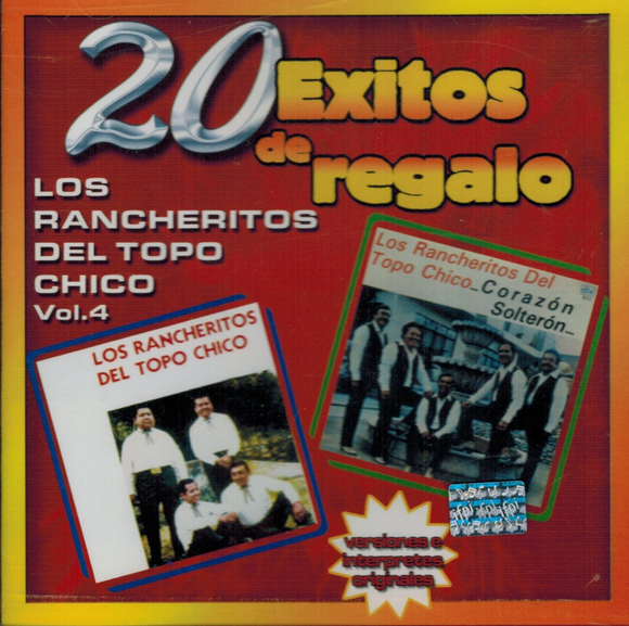 RANCHERITOS DEL TOPO CHICO (CD 20 Exitos De Regalo Vol.#4) 724358006520