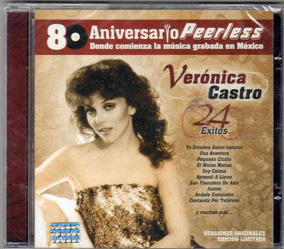 Veronica Castro (CD 24 Exitos 80 Aniversario Peerless) Peer-75354