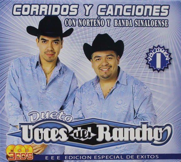 Voces Del Rancho, Dueto (3CD Norteno/Banda) CAN-926 CH