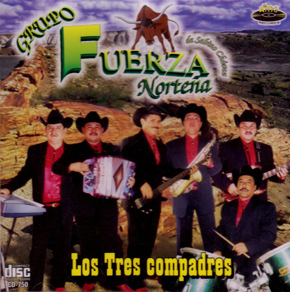 Fuerza Nortena (CD Los Tres Compadres) AMSCD-750 OB