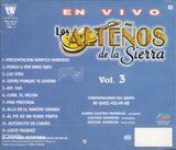 Altenos de la Sierra (CD Vol#3 En Vivo Sus Exitos) WFX-003 OB N/AZ