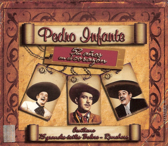 Pedro Infante (52 Años En El Corazon 3Cds Peerles Wea-355458)