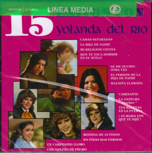 Yolanda Del Rio (CD 15 Exitos Con) BMG RCA Cdm-101826 N/AZ