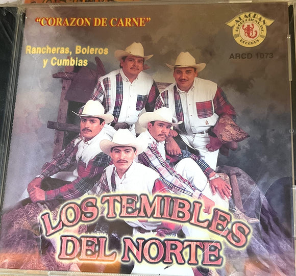 Temibles Del Norte (CD Corazon De Carne) ARCD-1073 OB