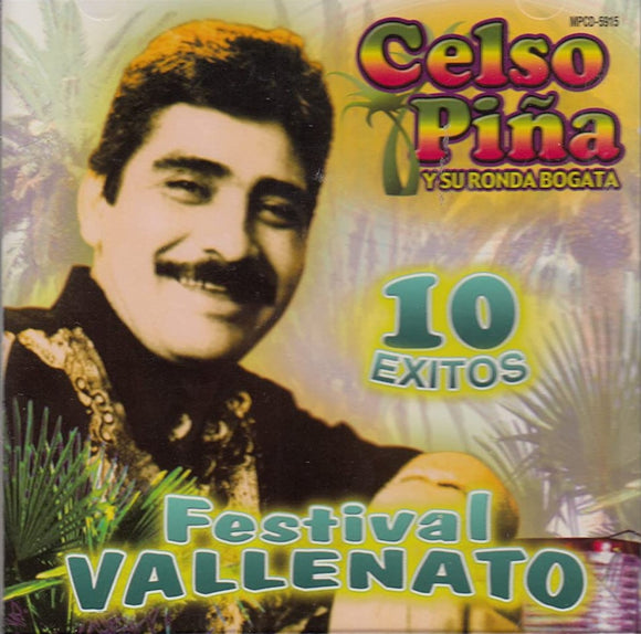Celso Pina/Ronda Bogata (CD 10 Exitos Festival Vallenato) MPCD-85915 OB N/AZ